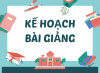 KẾ HOẠCH BÀI GIẢNG TOÁN 9 CHƯƠNG TRÌNH MỚI 3 BỘ SÁCH