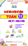20 ĐỀ KIỂM TRA CK1- TOÁN 12 NEW 2026